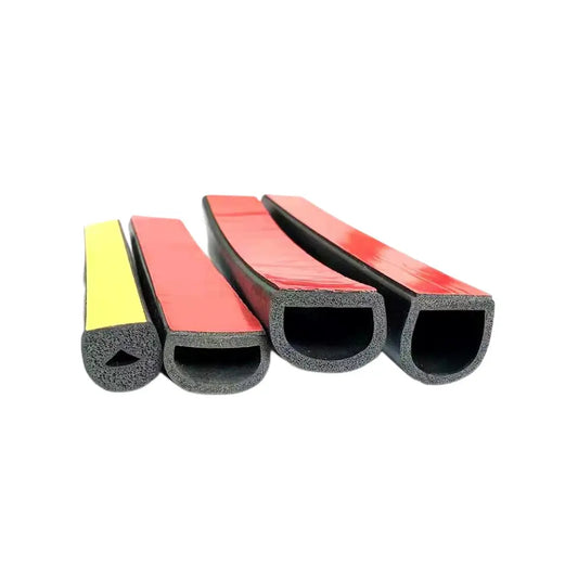 Lightweight material-Good sound insulation-Foam-D shape-seal-strip tubing&hose