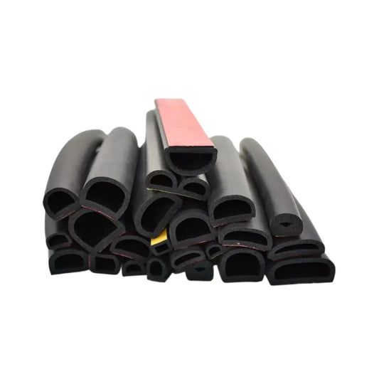 Lightweight material-Good sound insulation-Foam-D shape-seal-strip tubing&hose